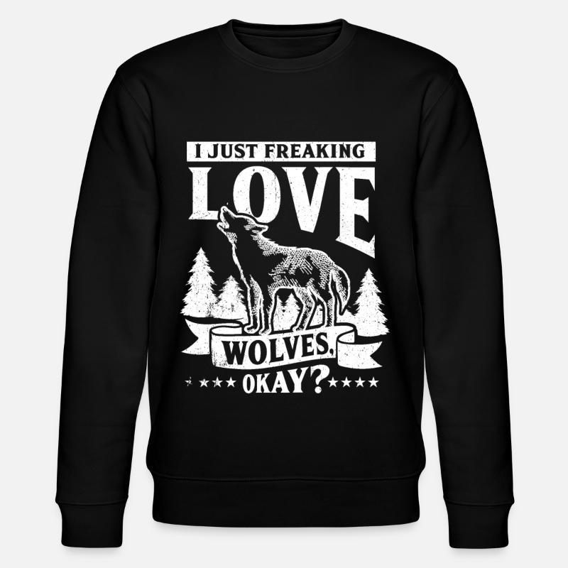 Wolf - Sweat bio CHANGER Stanley/Stella Unisexe - noir