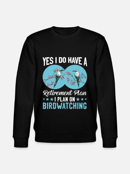 Bird Watching Birding - Stanley/Stella CHANGER Unisex Organic Sweatshirt - black