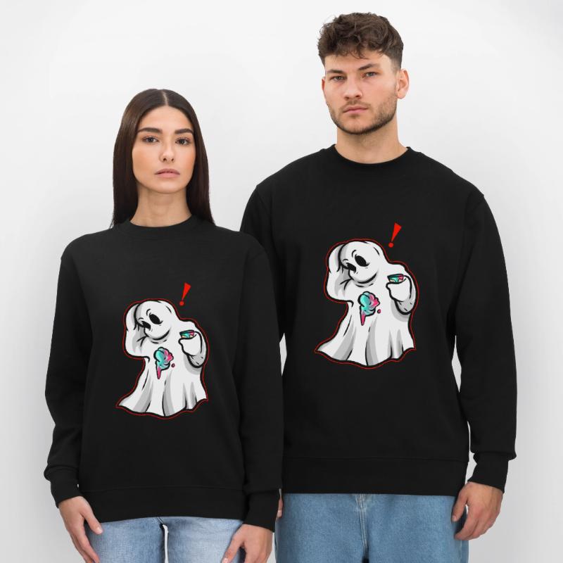 Dieser Geist Oder Spiritus Hat Mit Eiscreme Stanley/Stella Unisex Bio-Sweatshirt CHANGER 