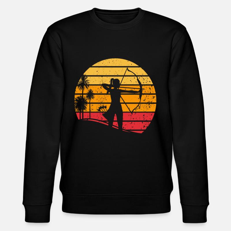 Sunset Archery Archery Archery - Stanley/Stella CHANGER Unisex Organic Sweatshirt - black