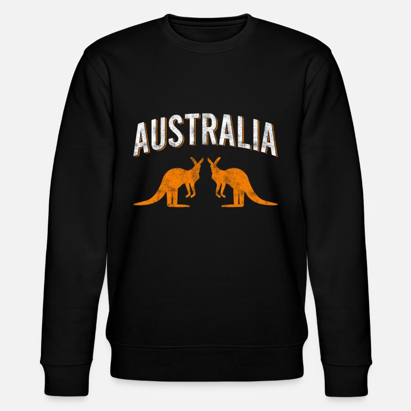 Australien - Stanley/Stella Unisex Bio-Sweatshirt CHANGER - Schwarz