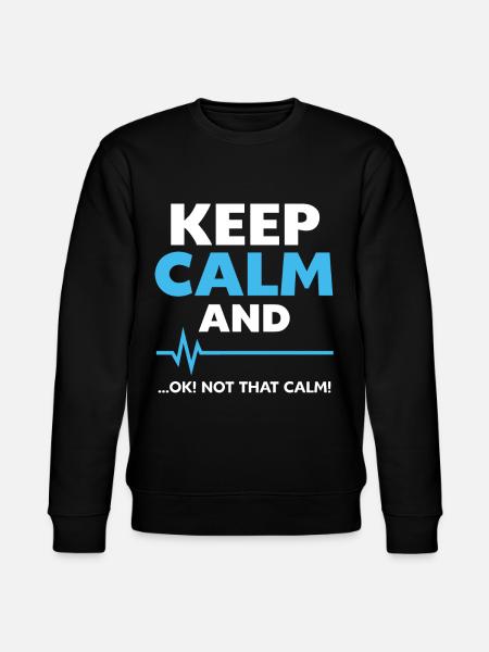 Grappige reddingsdienst die paramedicus zegt - Stanley/Stella Uniseks bio-sweatshirt CHANGER  - zwart