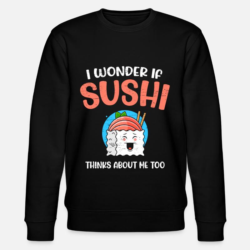 Sushi Roll Sushi - Stanley/Stella Unisex Bio-Sweatshirt CHANGER - Schwarz