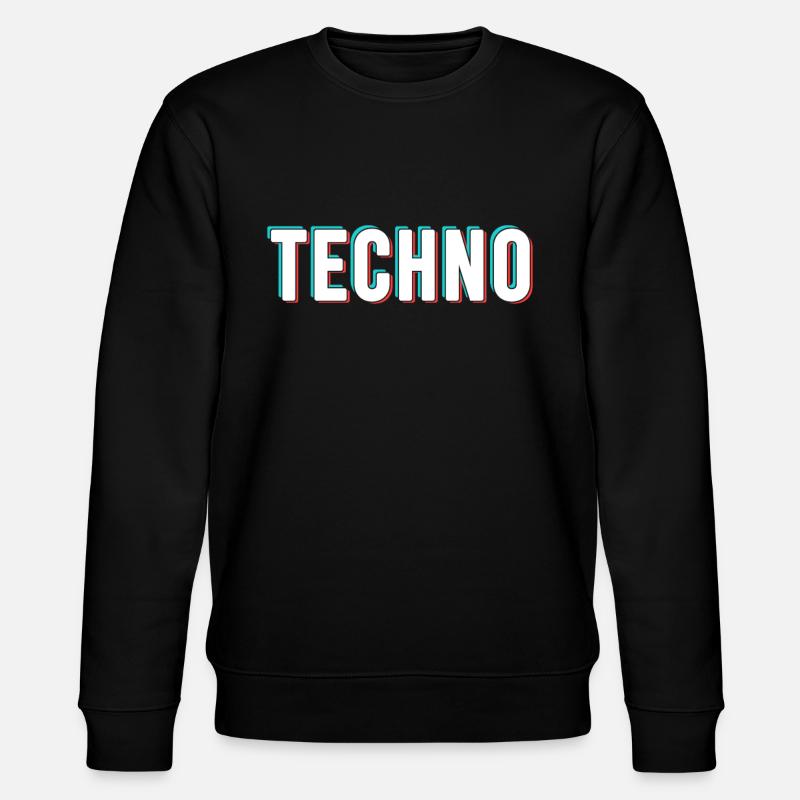Techno - Stanley/Stella Unisex Bio-Sweatshirt CHANGER  - Schwarz