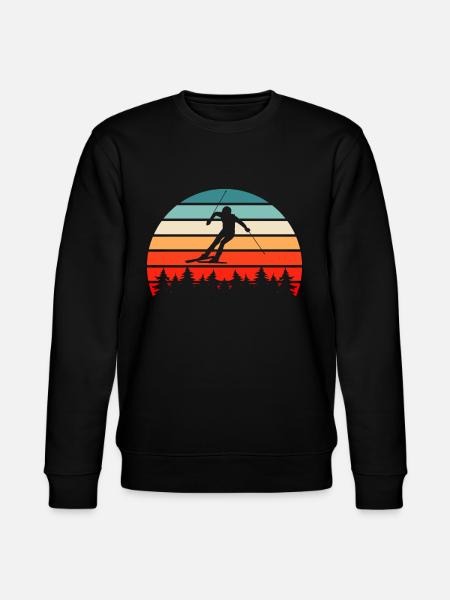 Ski Rétro - Sweat bio CHANGER Stanley/Stella Unisexe - noir