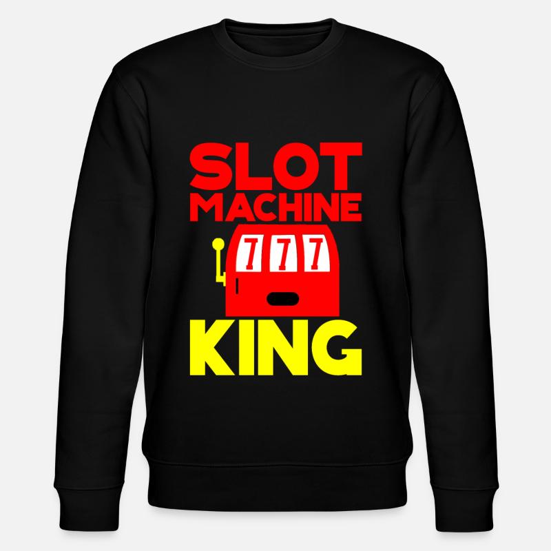 Slot Machine King - Stanley/Stella Unisex Bio-Sweatshirt CHANGER  - Schwarz