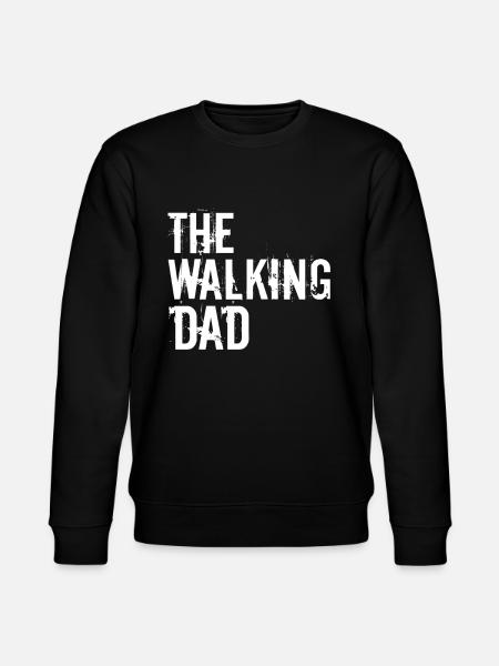 the walking dad - Stanley/Stella CHANGER Unisex Organic Sweatshirt - black