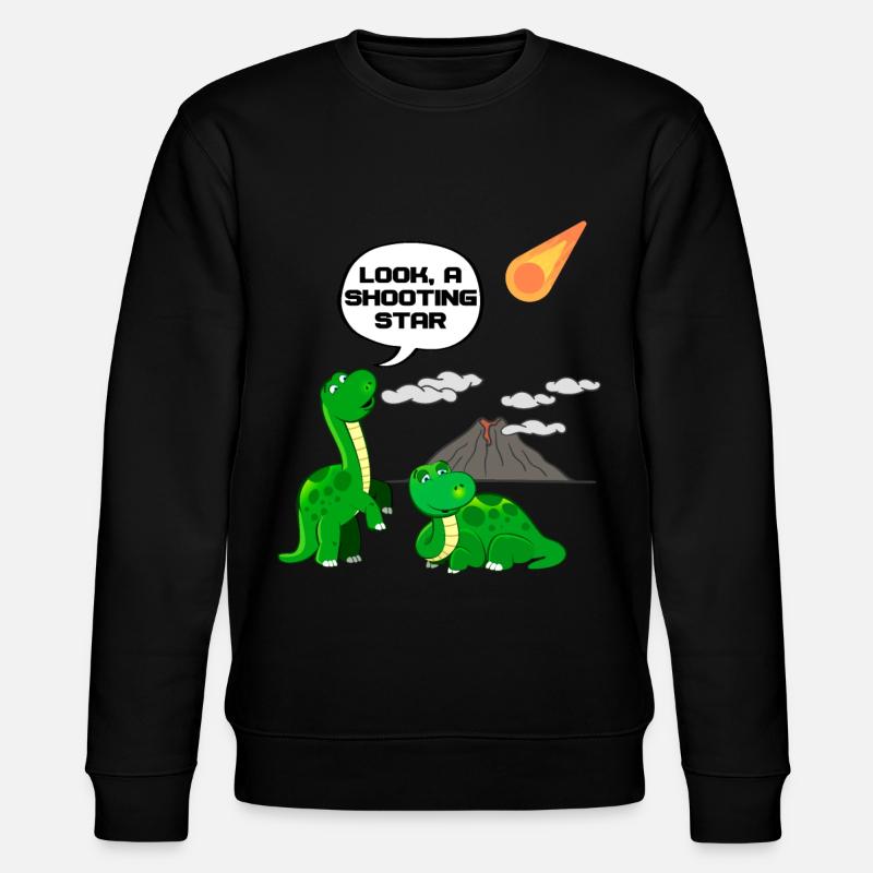 Dinosaure Dino Prehistoric Fun - Sweat bio CHANGER Stanley/Stella Unisexe - noir