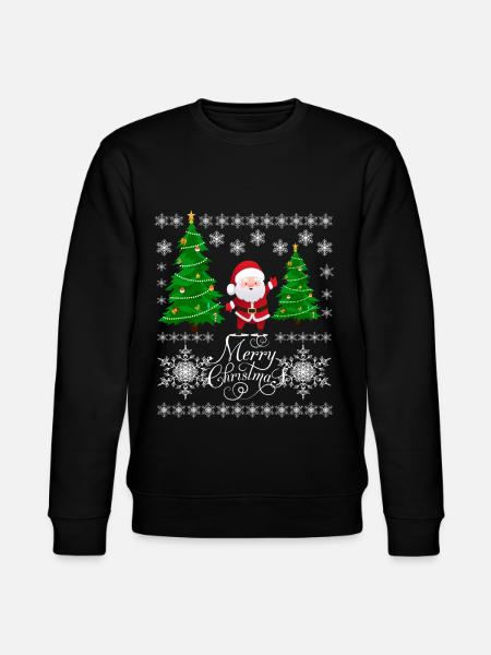 WEIHNACHTSMANN - Stanley/Stella Unisex Bio-Sweatshirt CHANGER - Schwarz