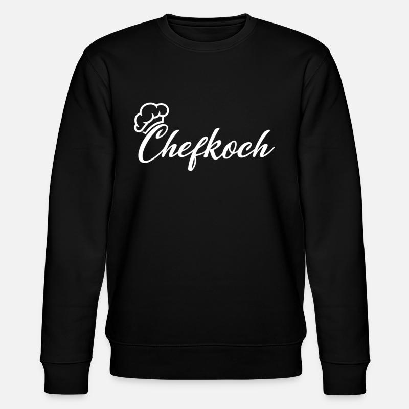 Chefkoch - Stanley/Stella Unisex Bio-Sweatshirt CHANGER  - Schwarz