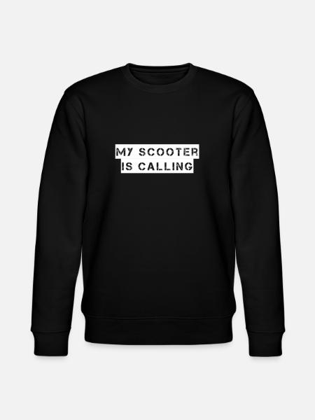 Scooter - Mon scooter appelle - Sweat bio CHANGER Stanley/Stella Unisexe - noir