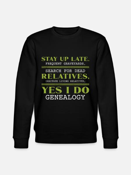 Ancestry Genealogy - Stanley/Stella CHANGER Unisex Organic Sweatshirt - black