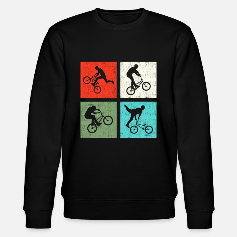 BMX Rétro - Sweat bio CHANGER Stanley/Stella Unisexe - noir