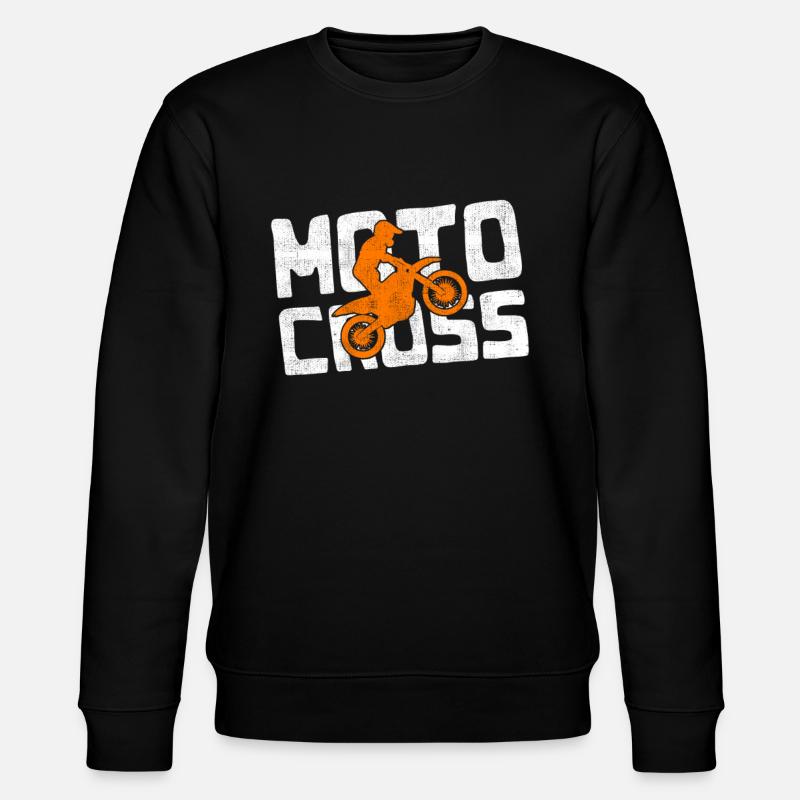 Motocross - Stanley/Stella Unisex Bio-Sweatshirt CHANGER  - Schwarz