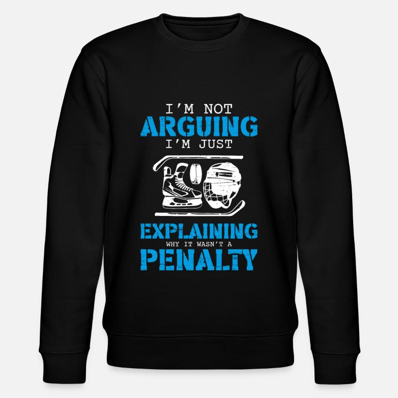 Eishockey - Stanley/Stella Unisex Bio-Sweatshirt CHANGER  - Schwarz