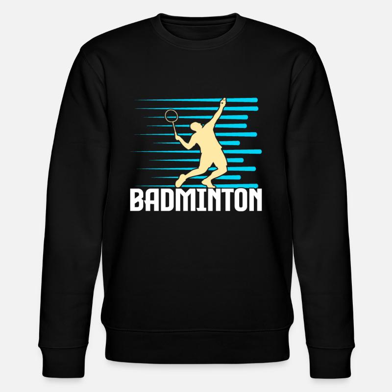 badminton - Sweat bio CHANGER Stanley/Stella Unisexe - noir