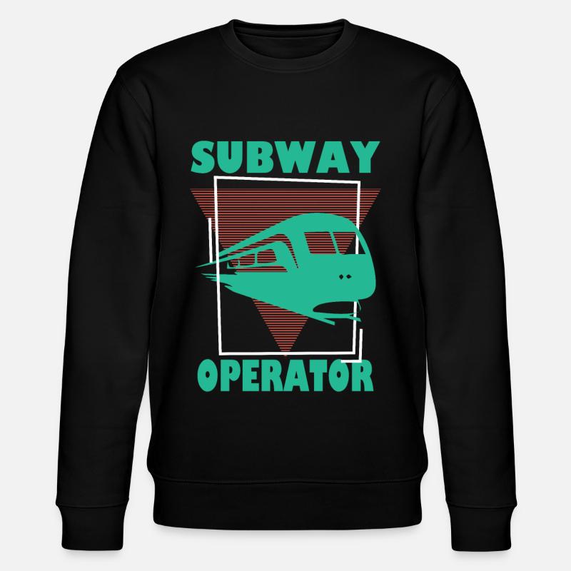 SUBWAY, SUBWAY PRESENT, SUBWAYS - Stanley/Stella Unisex Bio-Sweatshirt CHANGER  - Schwarz