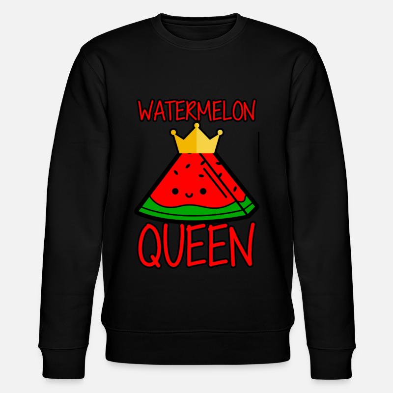 Watermelon Queen 2 - Stanley/Stella Unisex Bio-Sweatshirt CHANGER - Schwarz