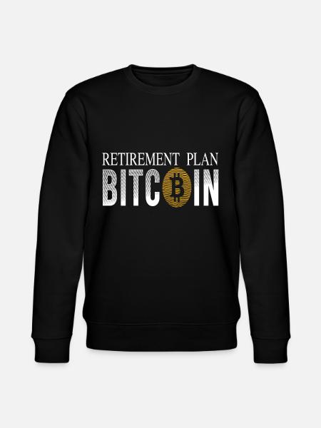 Retirement Plan Bitcoin - Stanley/Stella CHANGER Unisex Organic Sweatshirt - black