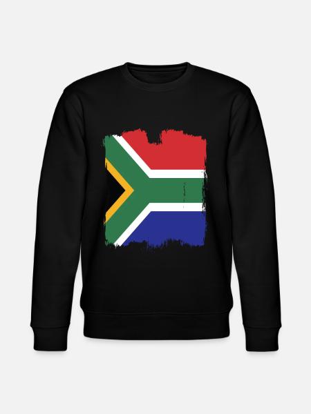 South Africa Flag - Stanley/Stella CHANGER Unisex Organic Sweatshirt - black