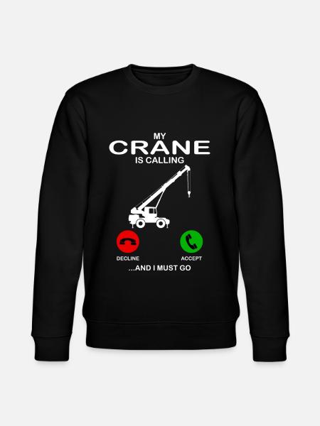 Crane - Stanley/Stella CHANGER Unisex Organic Sweatshirt - black