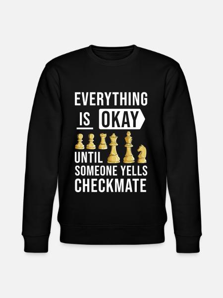 Chess - Stanley/Stella CHANGER Unisex Organic Sweatshirt - black