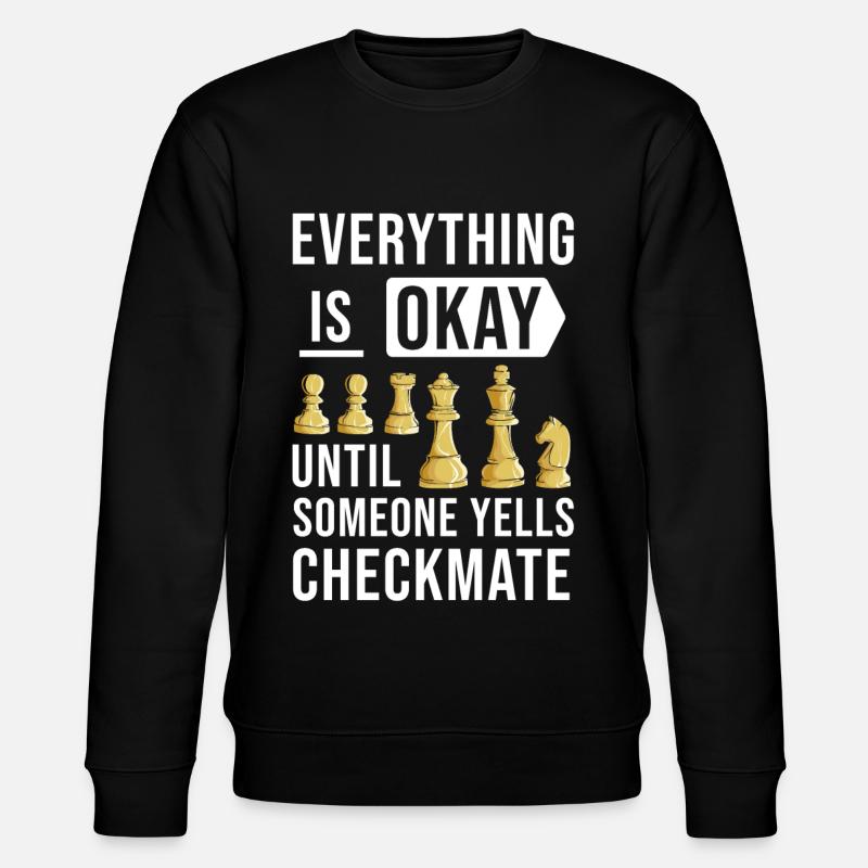 Chess - Stanley/Stella CHANGER Unisex Organic Sweatshirt - black