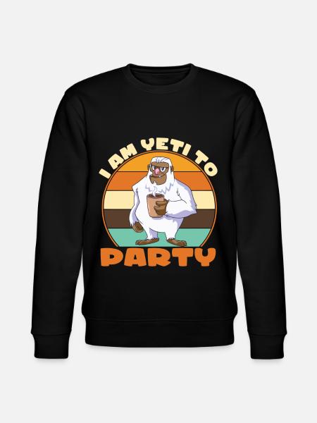 Bigfoot Sasquatch Yeti - Stanley/Stella CHANGER Unisex Organic Sweatshirt - black