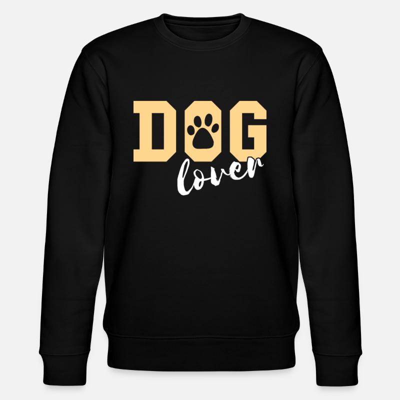 Dog Lover - Stanley/Stella Unisex Bio-Sweatshirt CHANGER  - Schwarz