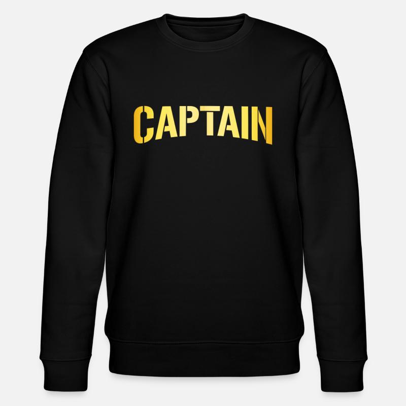 Kapitän Captain - Stanley/Stella CHANGER Unisex Organic Sweatshirt - black