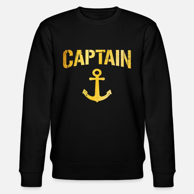 Kapitän Captain - Stanley/Stella CHANGER Unisex Organic Sweatshirt - black