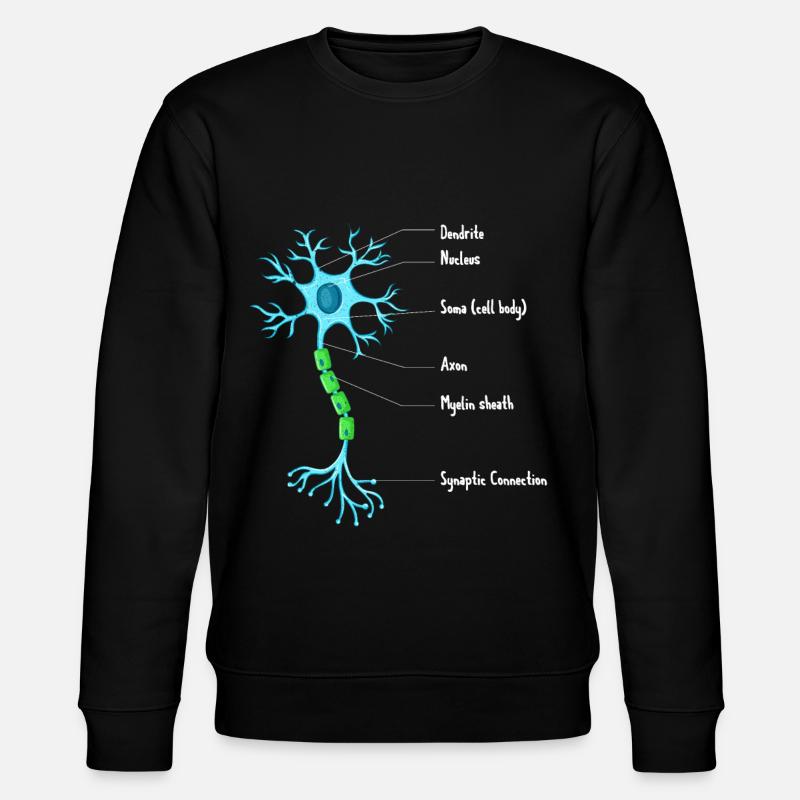 Anatomie des neurones Neuroscience Neurologue - Sweat bio CHANGER Stanley/Stella Unisexe - noir