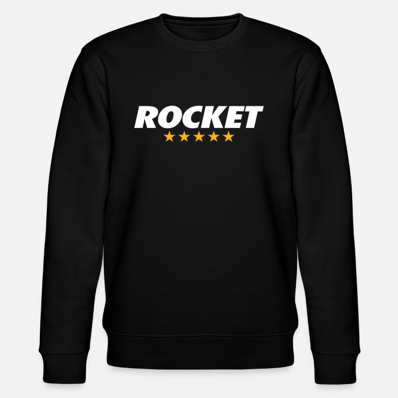ROCKET ROCKET - Stanley/Stella Unisex Bio-Sweatshirt CHANGER  - Schwarz