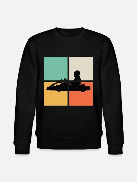 HIPSTER GO-CART - Stanley/Stella CHANGER Unisex Organic Sweatshirt - black