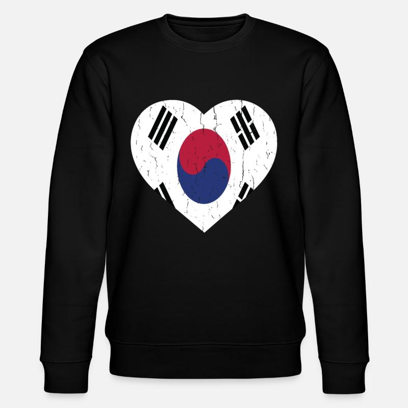 SOUTH KOREA - Stanley/Stella Unisex Bio-Sweatshirt CHANGER  - Schwarz
