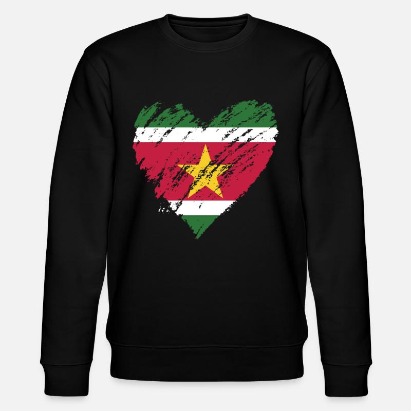 Suriname - Sweat bio CHANGER Stanley/Stella Unisexe - noir