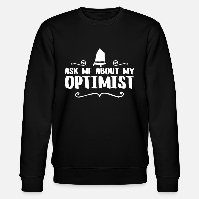 OPTIMIST CAPTAIN - Stanley/Stella CHANGER Unisex Organic Sweatshirt - black