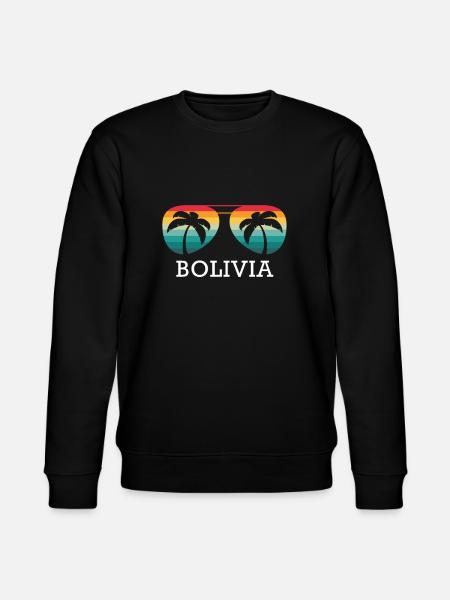 Bolivien - Stanley/Stella Unisex Bio-Sweatshirt CHANGER  - Schwarz