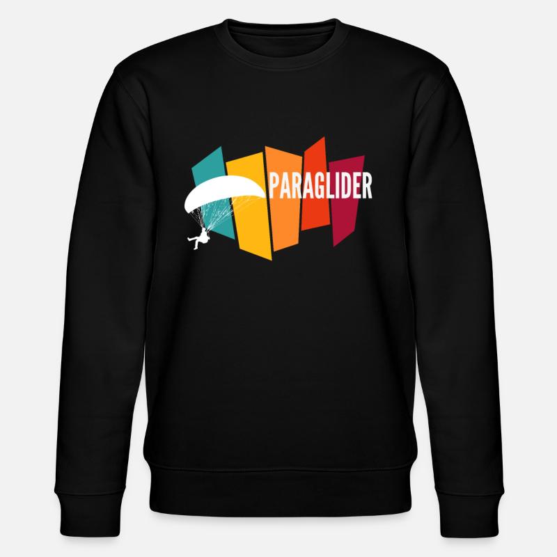 Paraglider - Stanley/Stella Unisex Bio-Sweatshirt CHANGER  - Schwarz