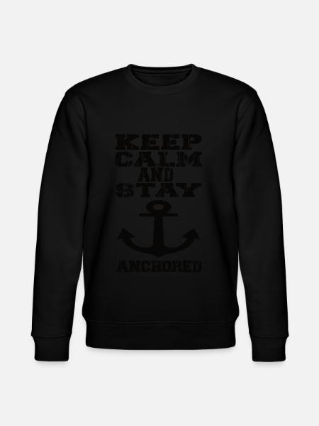 Sailing Sayings - Stanley/Stella CHANGER Unisex Organic Sweatshirt - black