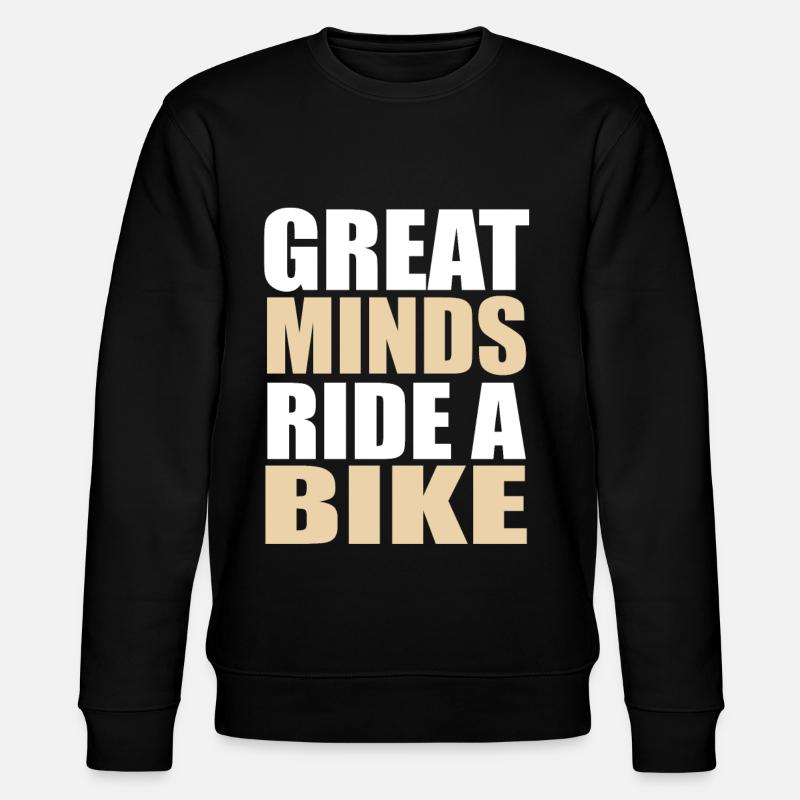 Bicycle - Stanley/Stella CHANGER Unisex Organic Sweatshirt - black