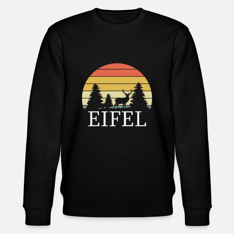 Eifel - Stanley/Stella Unisex Bio-Sweatshirt CHANGER  - Schwarz