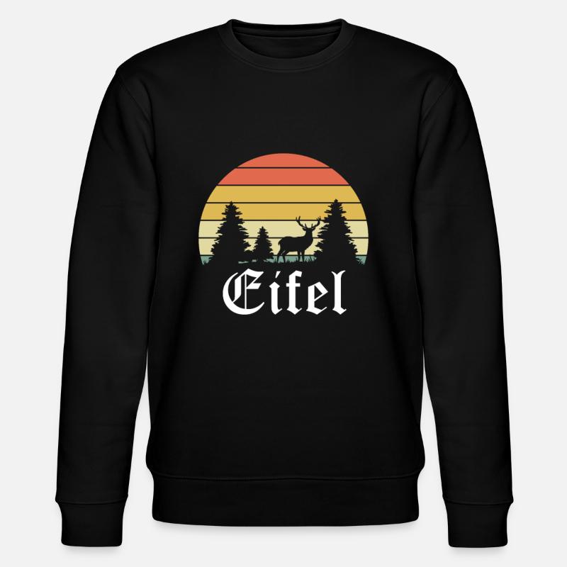 Eifelkind Eifel Heimat Eifelkinder - Stanley/Stella Unisex Bio-Sweatshirt CHANGER - Schwarz