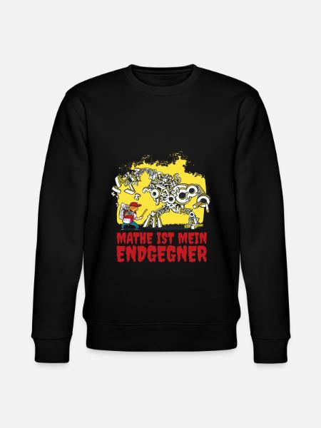 Mathe ist mein Endgegner - Stanley/Stella Unisex Bio-Sweatshirt CHANGER  - Schwarz