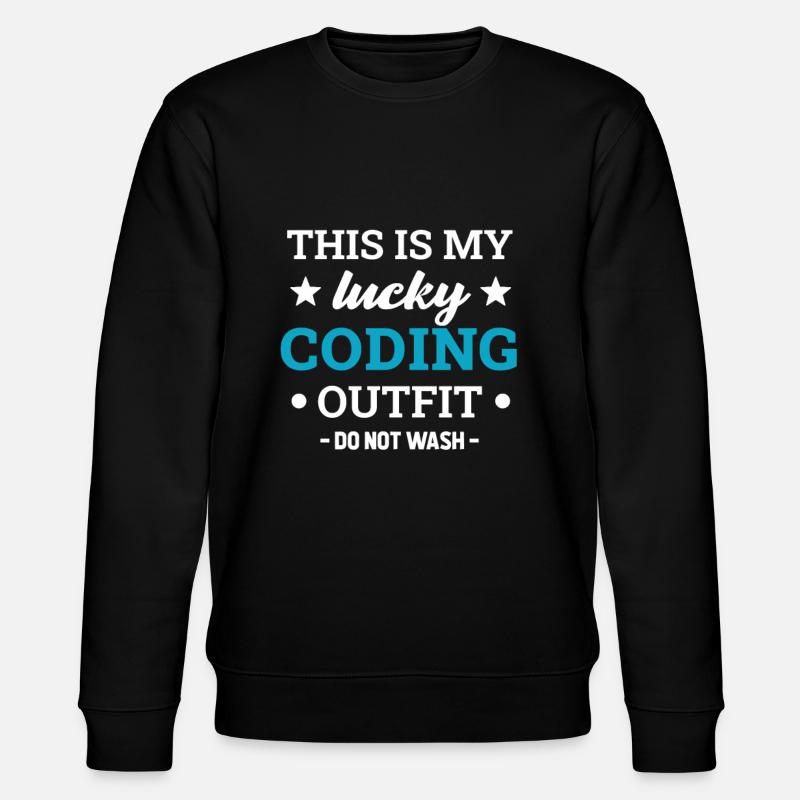Coding Programmieren Informatiker - Stanley/Stella Unisex Bio-Sweatshirt CHANGER - Schwarz