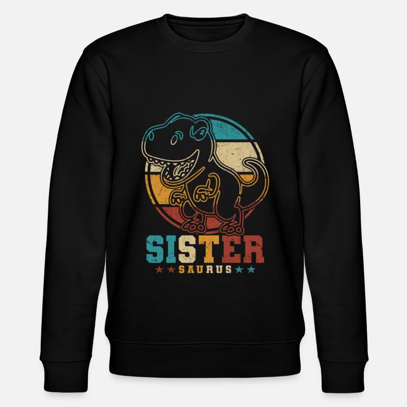 Sister Dino SisterSaurus Dino Sister - Sweat bio CHANGER Stanley/Stella Unisexe - noir