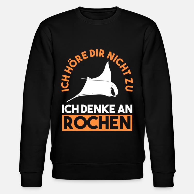 Rochen - Stanley/Stella Unisex Bio-Sweatshirt CHANGER  - Schwarz
