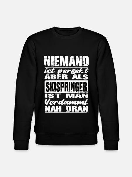 Skispringer - Stanley/Stella Unisex Bio-Sweatshirt CHANGER - Schwarz