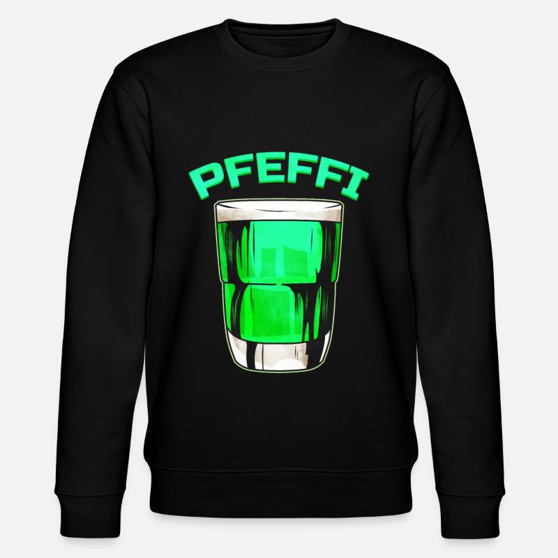 Pfeffi Crew Schnapsglas - Pfeffi - Stanley/Stella Unisex Bio-Sweatshirt CHANGER - Schwarz