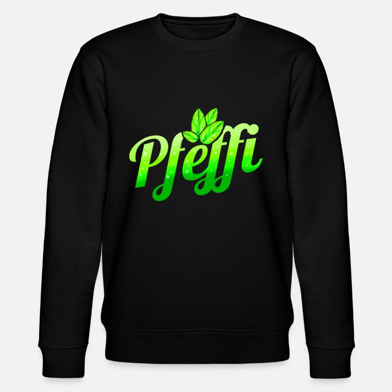 Liqueur de menthe poivrée L - Sweat bio CHANGER Stanley/Stella Unisexe - noir